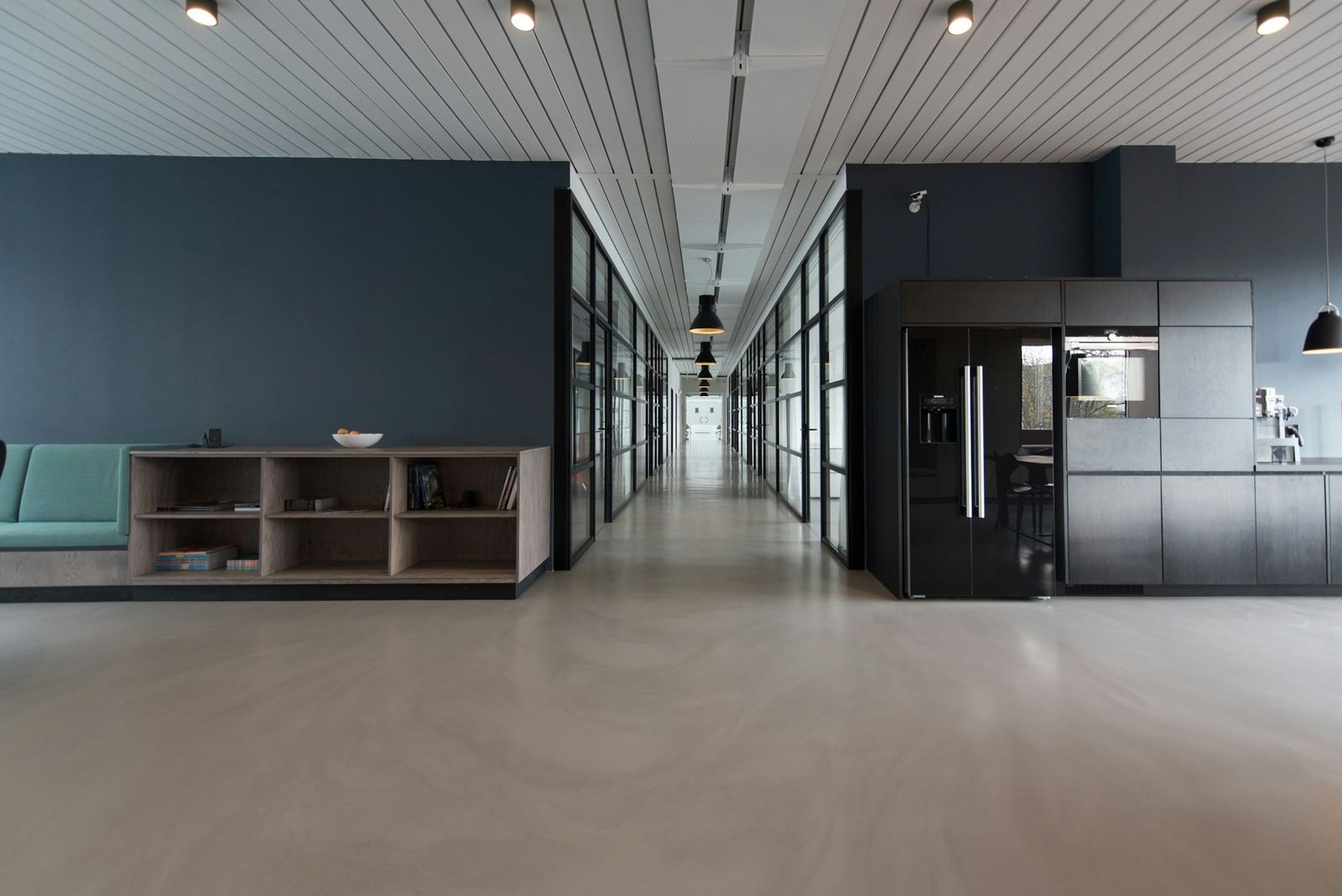 A calm, modern office interior